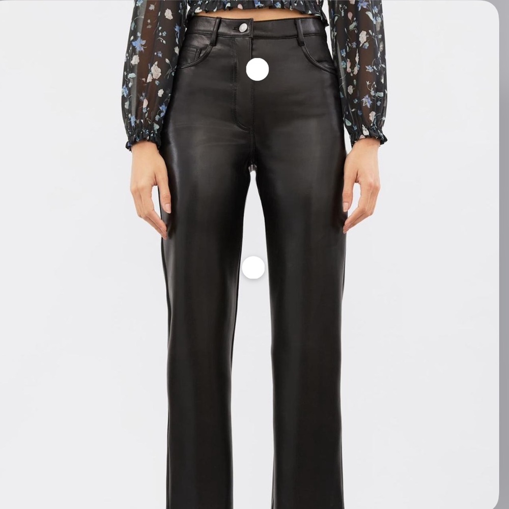 🖤 ARITZIA WILFRED Black Straight Leg Trousers